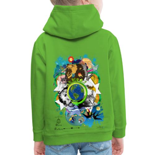 Terre Mère Nature (Fr) -by- T-shirt chic et choc - Pull à capuche Premium Enfant