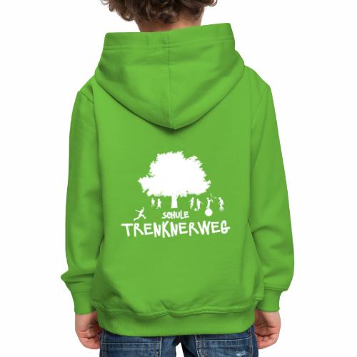 Weißes Logo: nur für grüne Textilien! - Kinder Premium Hoodie