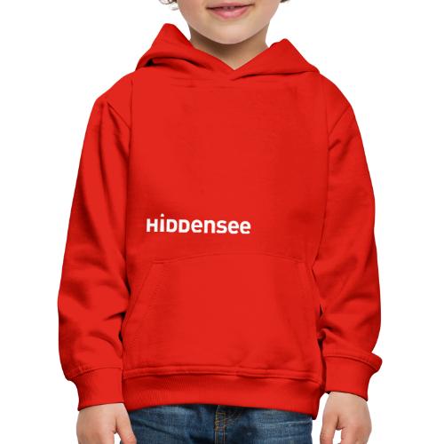Hiddensee Schriftzug - Kinder Premium Hoodie