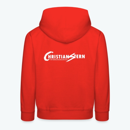 Christian Stern Logo Weiß - Kinder Premium Hoodie
