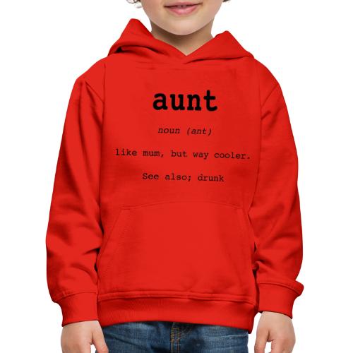 aunt - Premium-Luvtröja barn