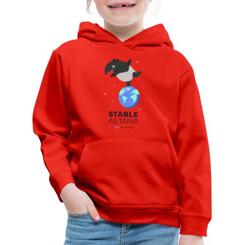 Stable as tapir - Bluza dziecięca z kapturem Premium