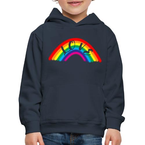 arcobaleno amore stile arcobaleno arcobaleno - Felpa con cappuccio Premium per bambini