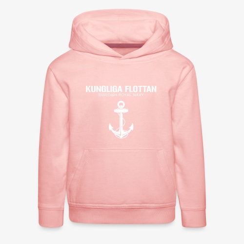 Kungliga Flottan - Swedish Royal Navy - ankare - Premium-Luvtröja barn
