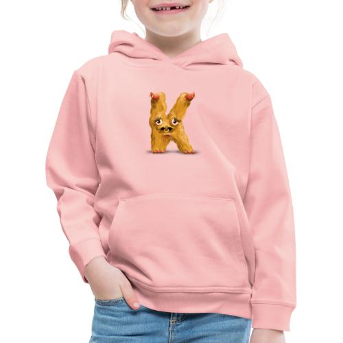 Buchstabe K - Kinder Premium Hoodie