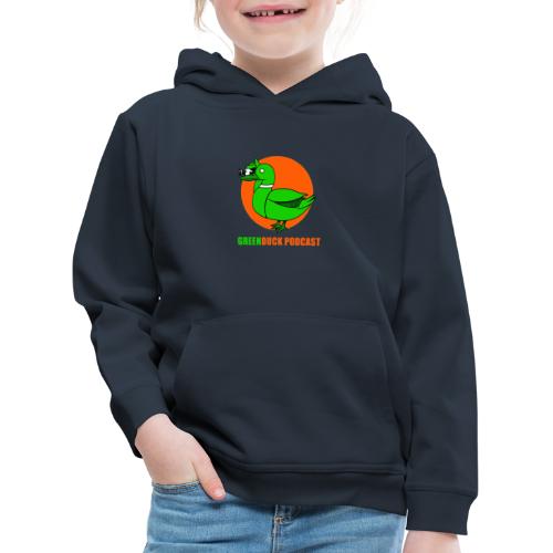 Greenduck Podcast Logo - Premium hættetrøje til børn