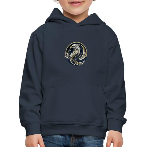 Eagle Swirl Embroidered Tee - Kids' Premium Hoodie