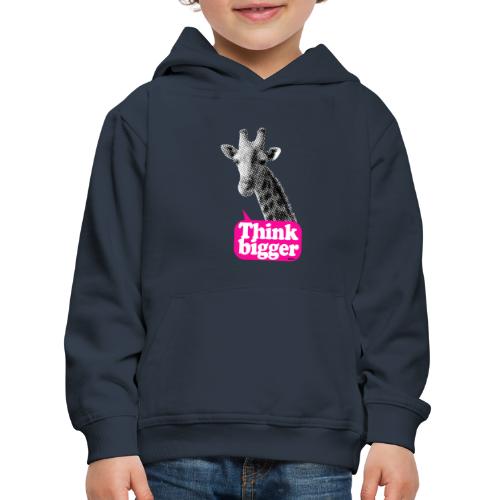Think bigger - Girafe - Pull à capuche Premium Enfant
