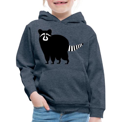 Waschbär | T-Shirt | Raccoon | Illustration - Kinder Premium Hoodie