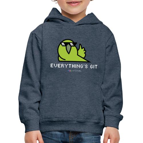 Everything's GIT - Bluza dziecięca z kapturem Premium