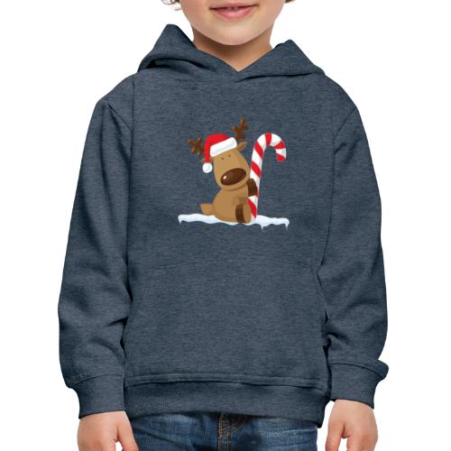 Reindeer on Ice - Kinder Premium Hoodie