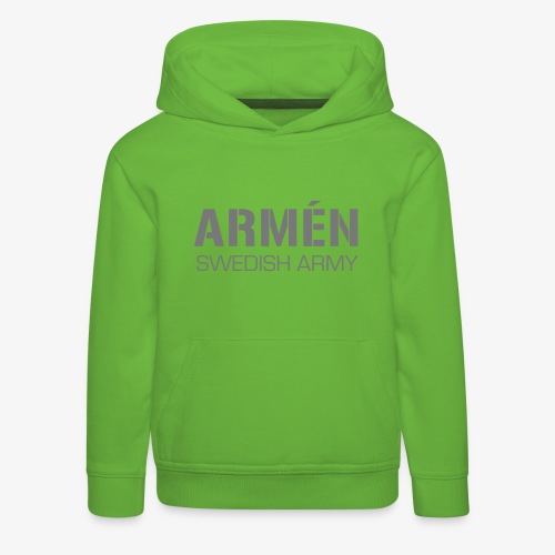 ARMÉN -Swedish Army - Premium-Luvtröja barn