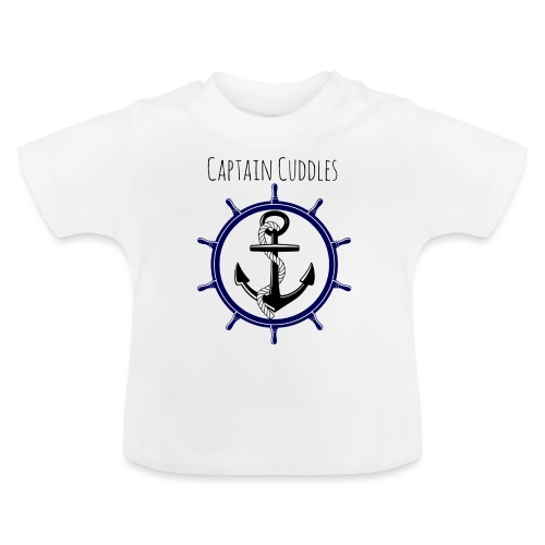 Captain Cuddles - Baby Organic T-Shirt with Round Neck