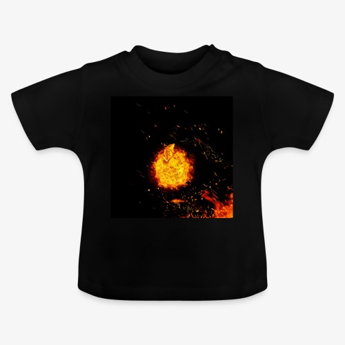 FIRE BEAST - Baby biologisch T-shirt met ronde hals