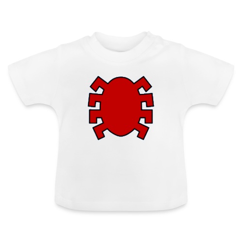 spiderman back - Baby Organic T-Shirt with Round Neck