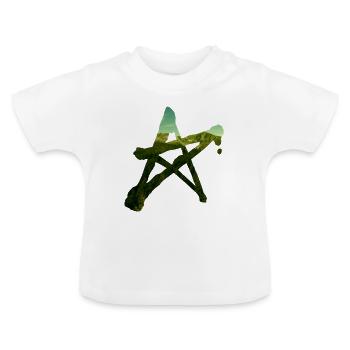 Design - Baby Bio-T-Shirt mit Rundhals - Weiß - Vorne