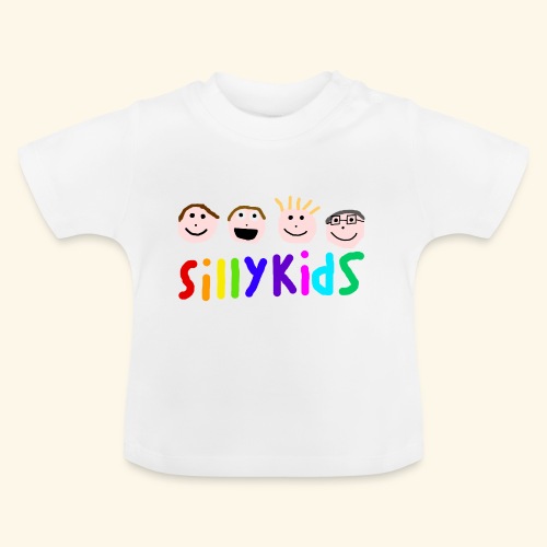 Sillykids Logo - Baby Organic T-Shirt with Round Neck