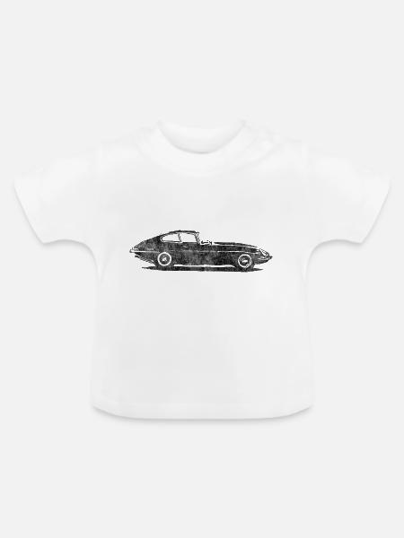 E-Type - Baby Bio-T-Shirt mit Rundhals - Weiß