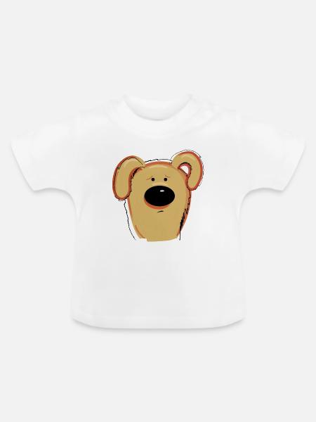 Laika - Baby Bio-T-Shirt mit Rundhals - Weiß