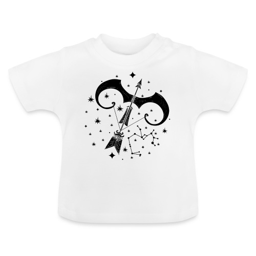 Sternbild Optimistischer Schütze November Dezember - Baby Bio-T-Shirt mit Rundhals