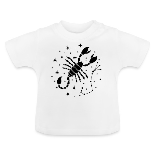 Sternzeichen Furchtloser Skorpion Oktober November - Baby Bio-T-Shirt mit Rundhals