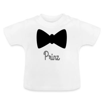 Prinz - Baby Bio-T-Shirt mit Rundhals - Weiß - Vorne