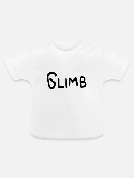 KLETTERN - Baby Bio-T-Shirt mit Rundhals - Weiß