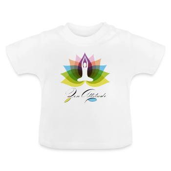 Zen Attitude - Baby Organic T-Shirt with Round Neck - white - Front