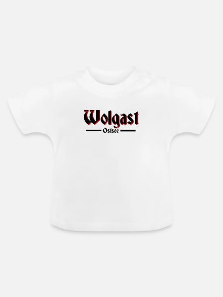Wolgast - Baby Bio-T-Shirt mit Rundhals - Weiß