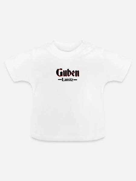 Guben - Baby Bio-T-Shirt mit Rundhals - Weiß