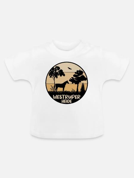 Westruper Heide - Baby Bio-T-Shirt mit Rundhals - Weiß
