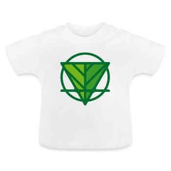 EARTH ELEMENT - Baby Organic T-Shirt with Round Neck - white - Front