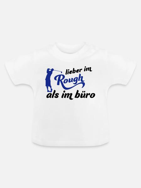 Golf - Baby Bio-T-Shirt mit Rundhals - Weiß