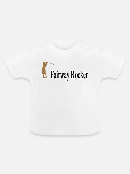 golf - Baby Bio-T-Shirt mit Rundhals - Weiß