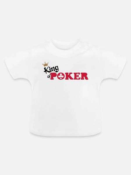 poker - Baby Bio-T-Shirt mit Rundhals - Weiß
