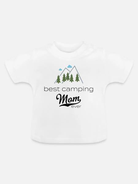 Camper - Baby Bio-T-Shirt mit Rundhals - Weiß