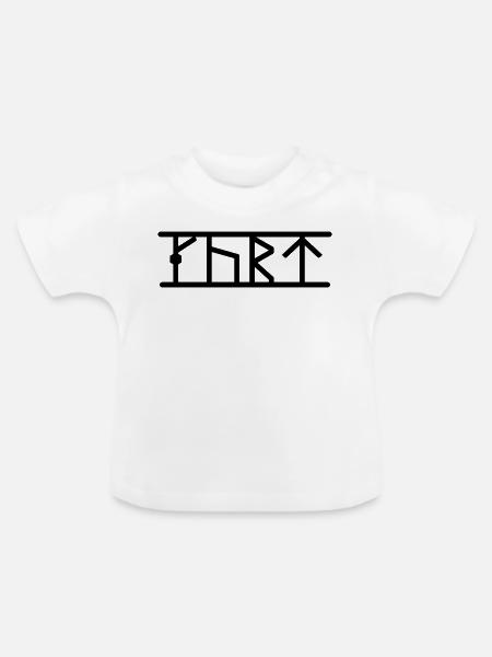 Kurt - Baby Bio-T-Shirt mit Rundhals - Weiß
