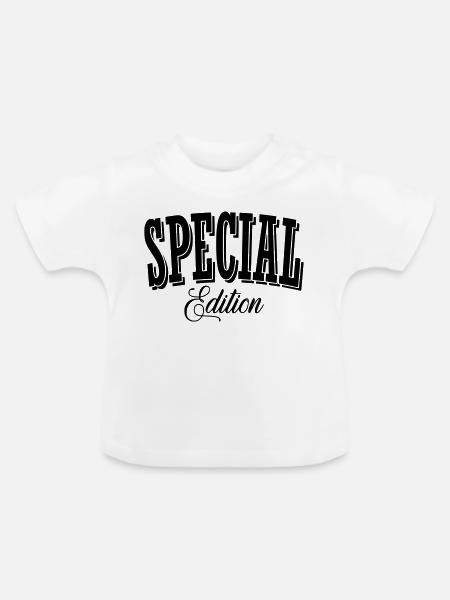 special edition tuner shirt - Baby Bio-T-Shirt mit Rundhals - Weiß