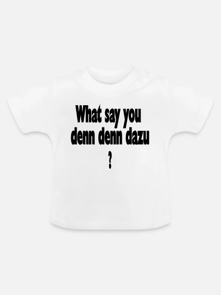 Wassager - Baby Bio-T-Shirt mit Rundhals - Weiß