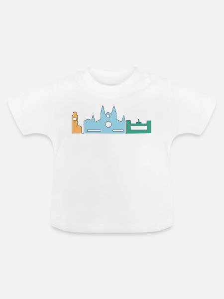 Mallorca Urlaub - Baby Bio-T-Shirt mit Rundhals - Weiß