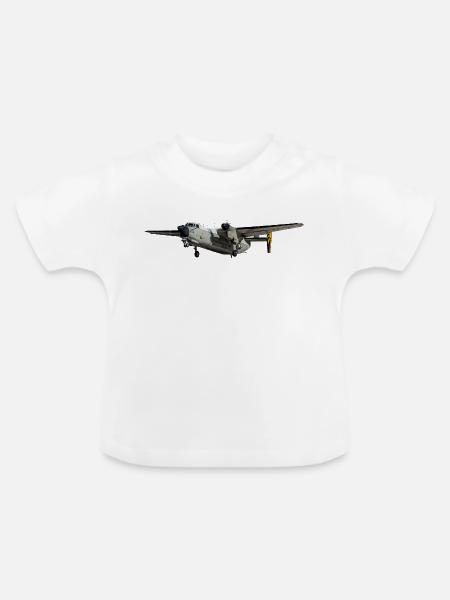 C-2A Greyhound - Baby Bio-T-Shirt mit Rundhals - Weiß