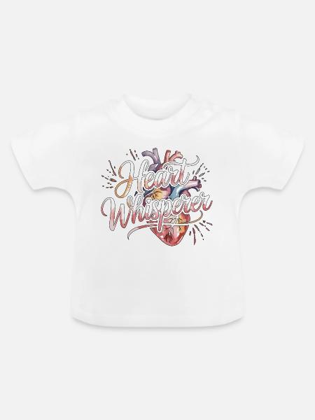 Cardiac Tech Heart Whisperer Pacemaker Technician - Baby Bio-T-Shirt mit Rundhals - Weiß