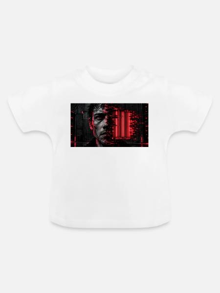 Der EAN-Code der Zivilisation - Baby Bio-T-Shirt mit Rundhals - Weiß