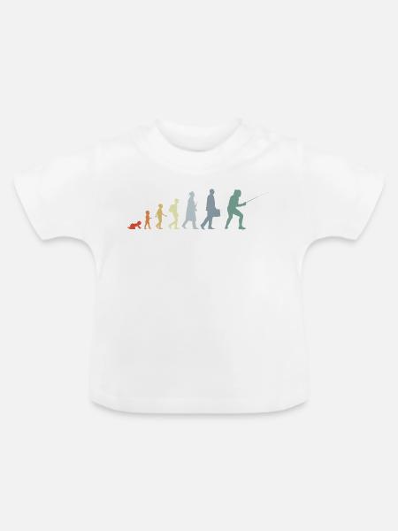 Fechter Evolution - Baby Bio-T-Shirt mit Rundhals - Weiß