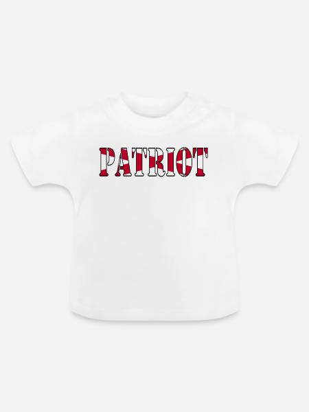 Nordirischer Patriot - Baby Bio-T-Shirt mit Rundhals - Weiß