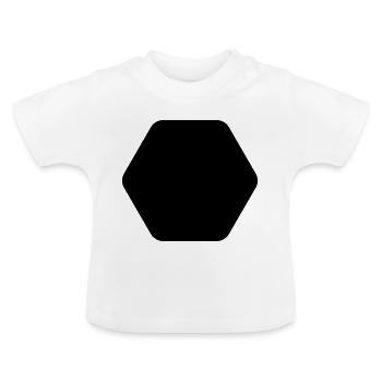 CLEAN SHAPES SHAPES - T-shirt bio col rond Bébé - blanc - Devant