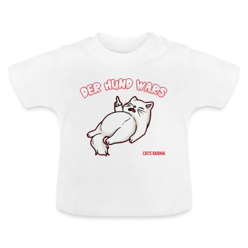 DER HUND WARS - Baby Bio-T-Shirt mit Rundhals