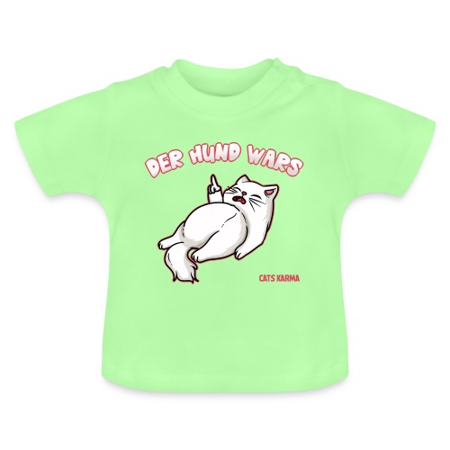 DER HUND WARS - Baby Bio-T-Shirt mit Rundhals