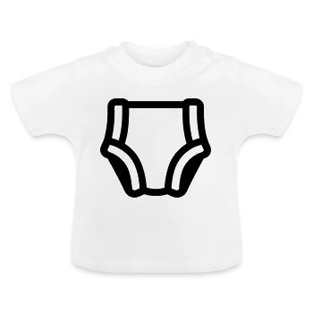 Layer - Baby Organic T-Shirt with Round Neck - white - Front