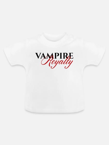 Fantasy / Vampire / Dracula: Vampire Royalty - Baby Bio-T-Shirt mit Rundhals - Weiß